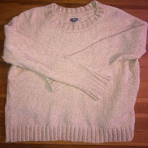 Aerie cream chenille sweater